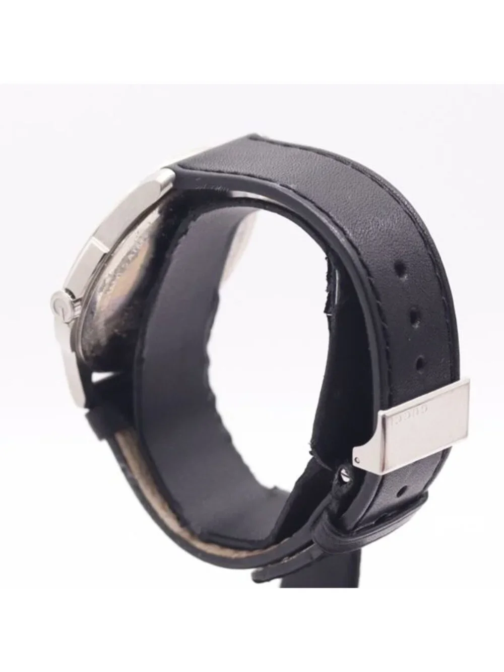 Gucci Timeless 126.3 Quartz Date Black Dial Watches Nam Watch